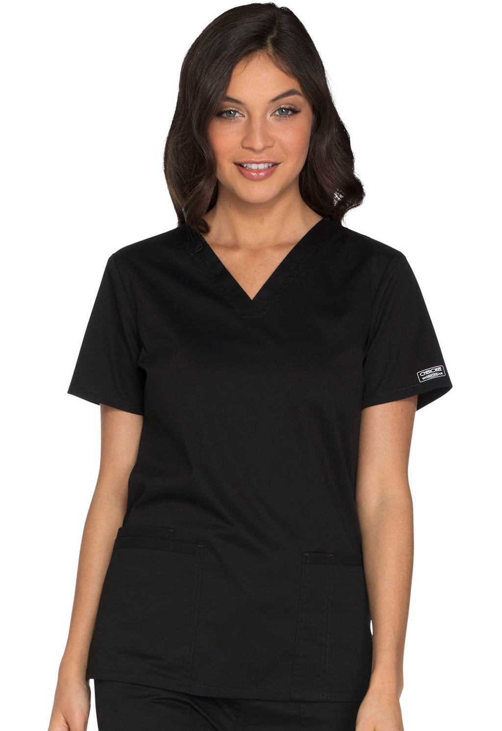 Cherokee WW Core Stretch Women's WW630 V-Neck Top