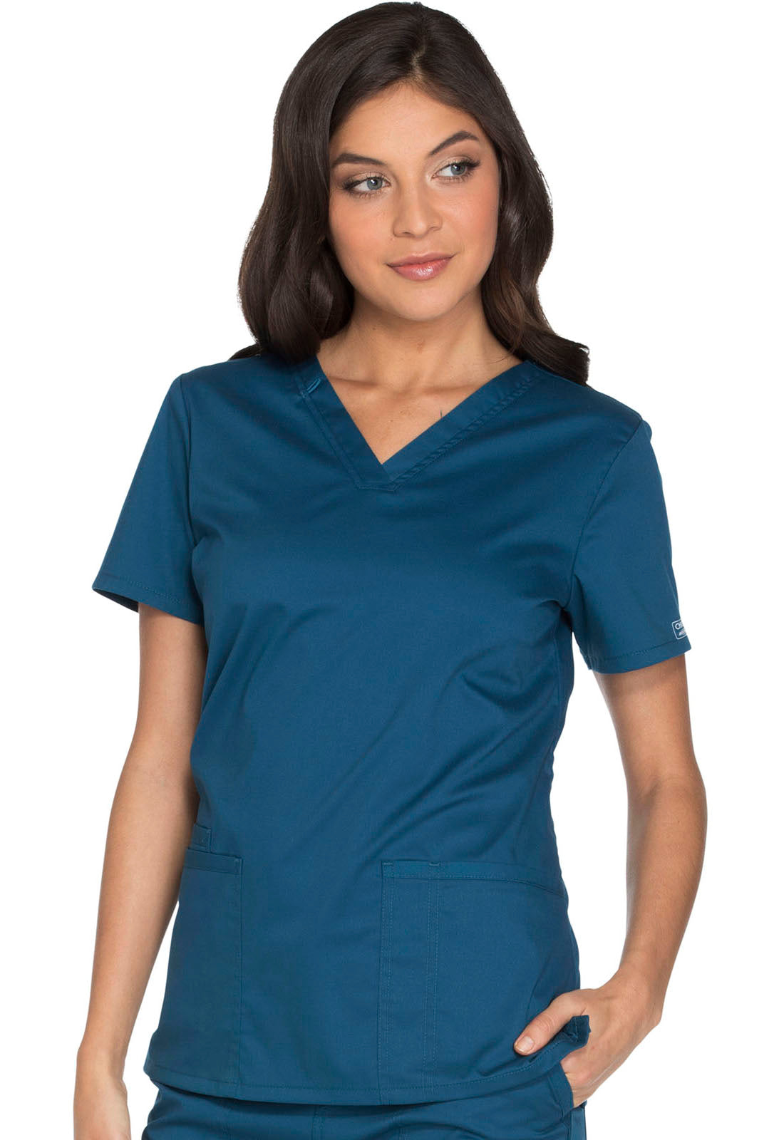 Cherokee WW Core Stretch Women's WW630 V-Neck Top