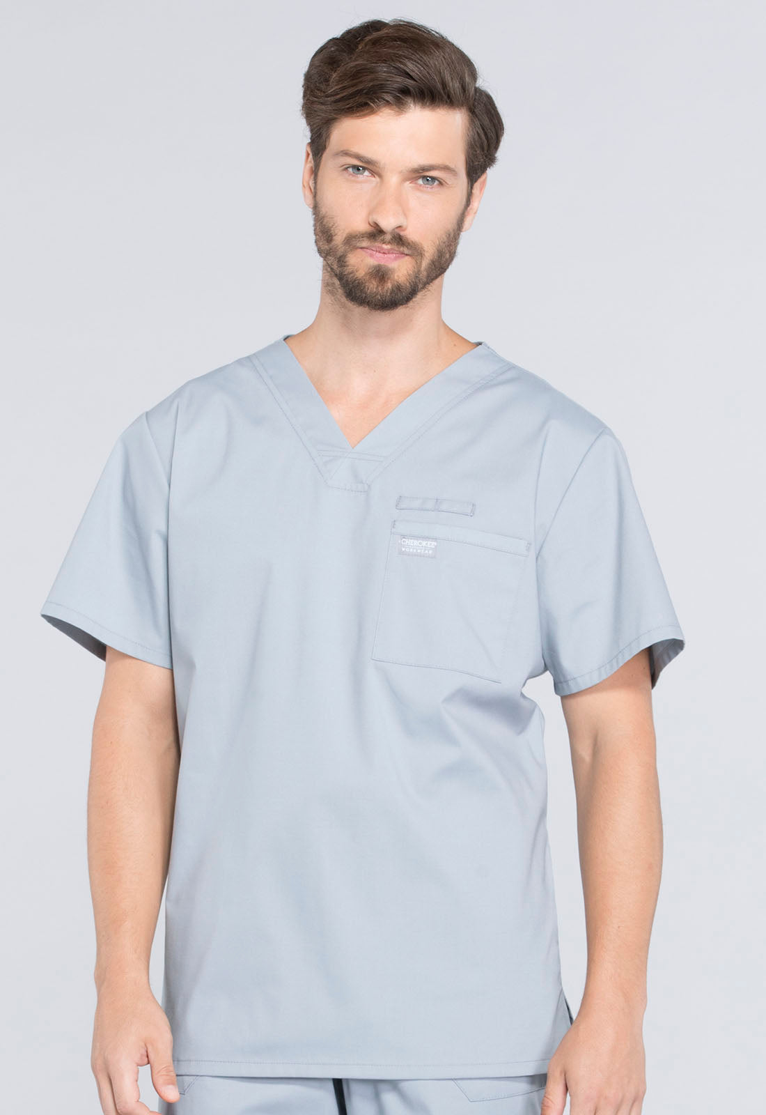 Cherokee WW Professionals Men's WW675 Men's Tuckable V-Neck Top