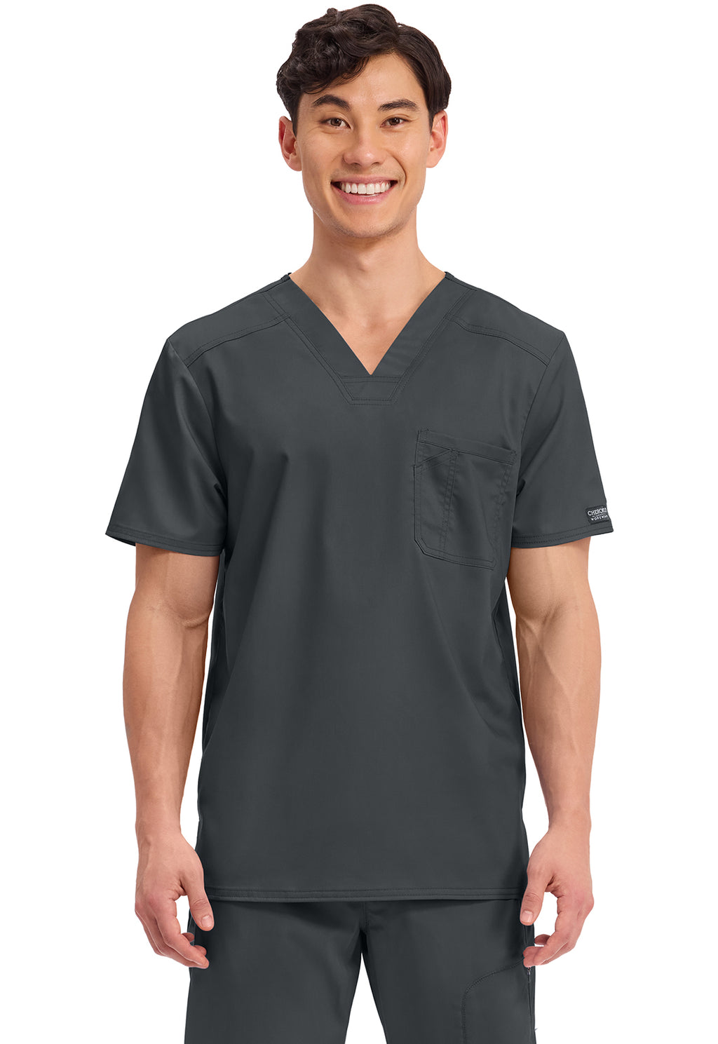 Cherokee WW Revolution Men's WW690 Men's Tuckable V-Neck Top
