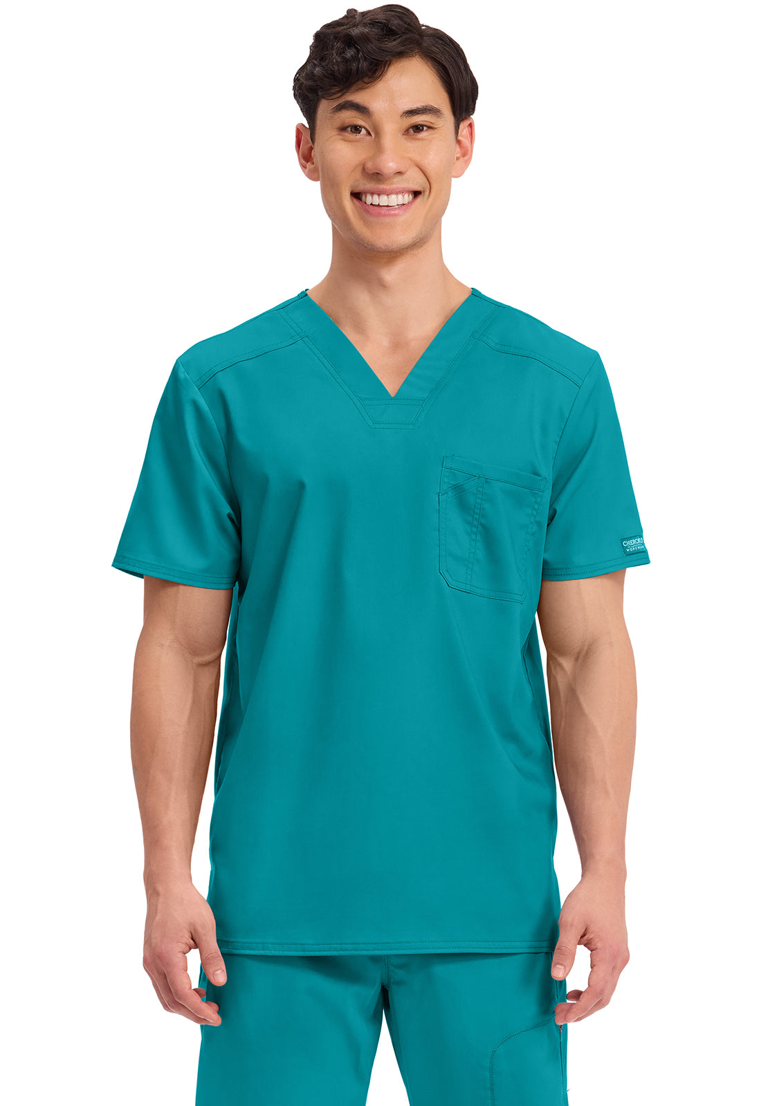 Cherokee WW Revolution Men's WW690 Men's Tuckable V-Neck Top