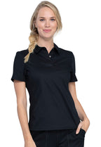 Cherokee WW Revolution Women's WW698 Tuckable Snap Front Polo Shirt